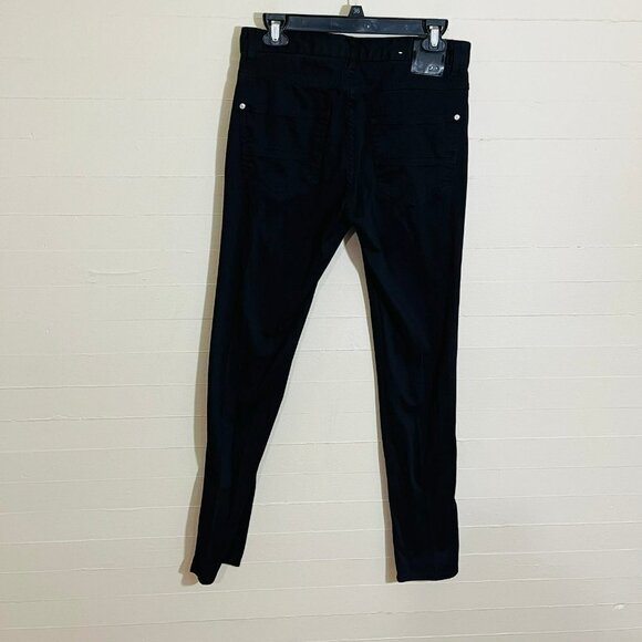 Zara The Skinny Fit Jeans in Deep Black SZ 30 Cotton - Picture 8 of 10